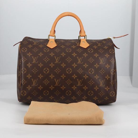 LOUIS VUITTON Monogram Speedy 35 Hand Bag M41524 LV Auth 141141V - Picture 12 of 16